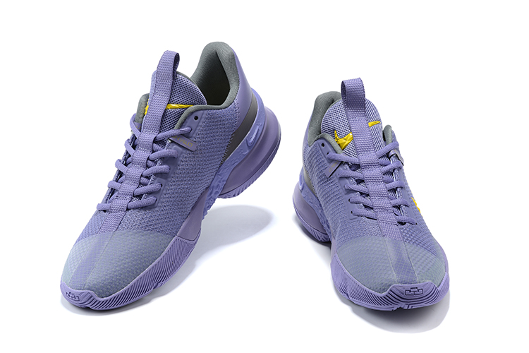 Nike Lebron James Ambassador 13 Purple Yellow Shoes